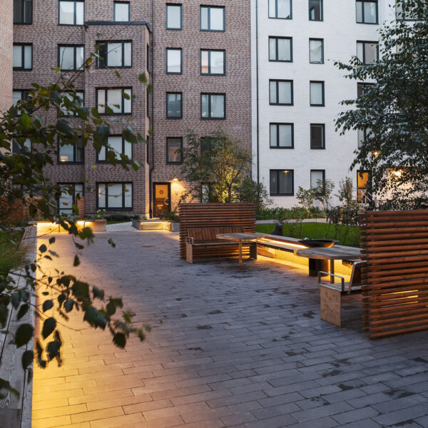 belysning som är dämpad, behagligt och icke bländande sken.