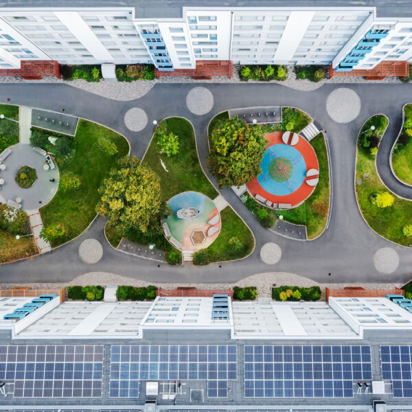 ett bostadsområde i Bergsjön