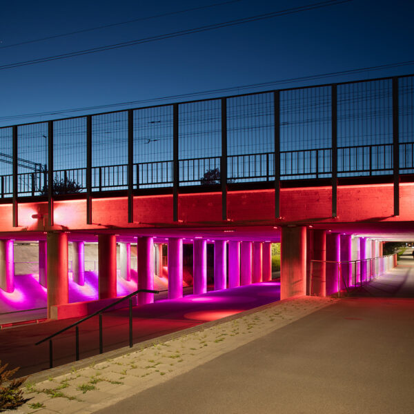 Lommavägen belysning